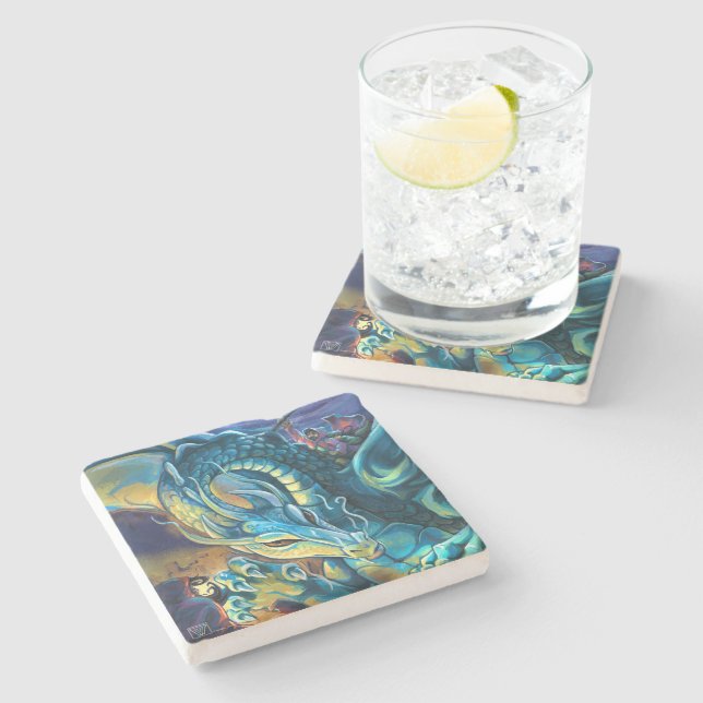Dragon Rider and Sorcerer Stone Coaster (Side)