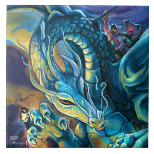 Dragon Rider and Sorcerer Tile