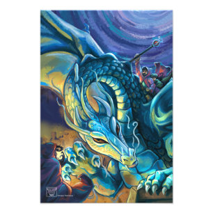 Dragon Rider Painting Photo Print