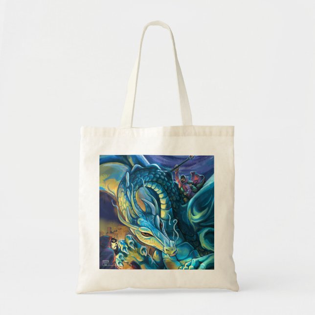 Dragon Rider Tote Bag (Front)
