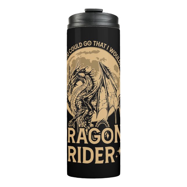 Dragon Rider Unofficial Fourth Wing Merch Thermal Tumbler (Front)
