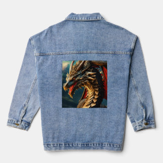 Dragon Rise Denim Jacket – Power in Every Thread
