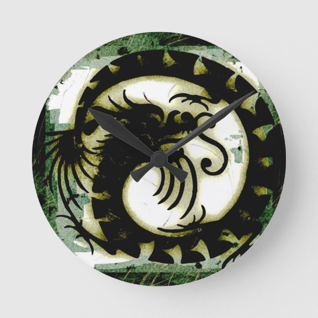 Dragon Round Clock (Front)