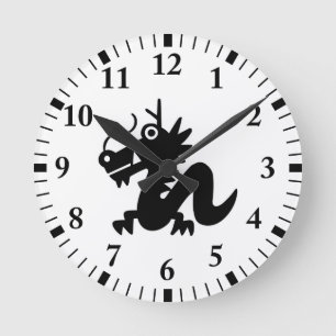 Dragon Round Clock