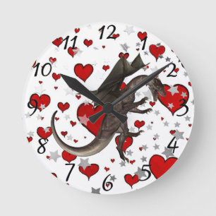 Dragon Round Clock