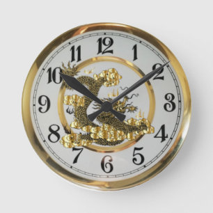 Dragon Round Clock