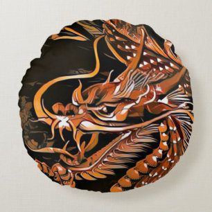 Dragon Round Cushion