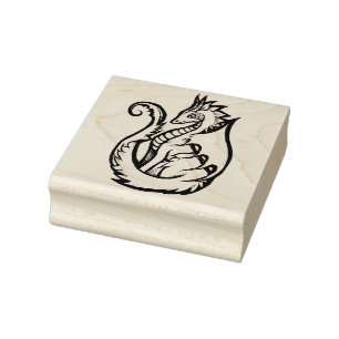 Dragon rubber stamp