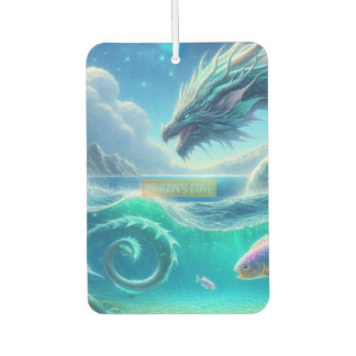 Dragon’s Cove Ocean Scene — Fantasy Dragon Car Air Freshener