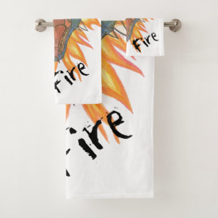 Dragon’s Fire Bath Towel Set