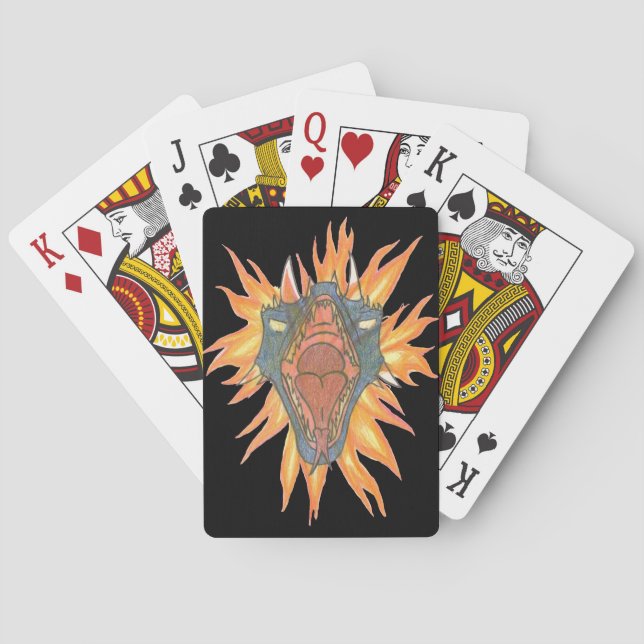 Dragon’s Fire Playing Cards (Back)