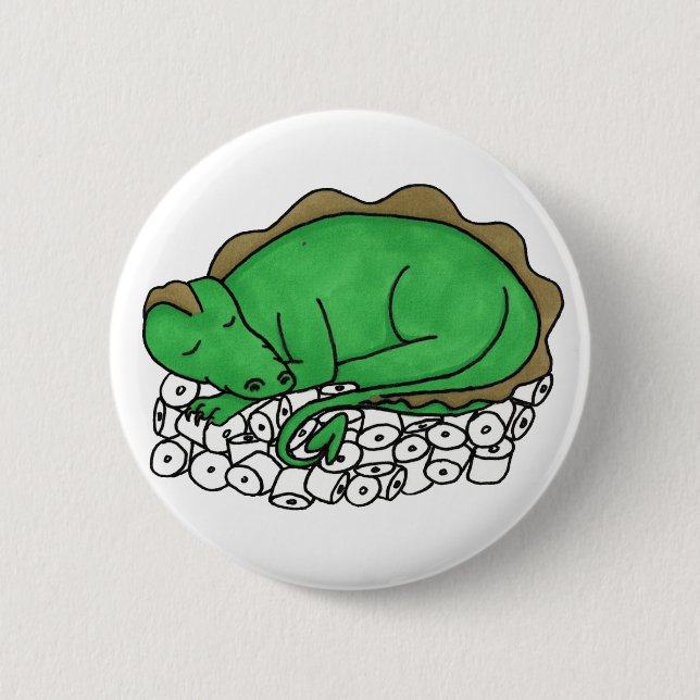 Dragon’s Hoard 6 Cm Round Badge (Front)