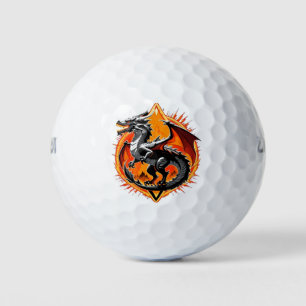 Dragon’s Wrath: The Samurai Awakens / Vintage Art Golf Balls