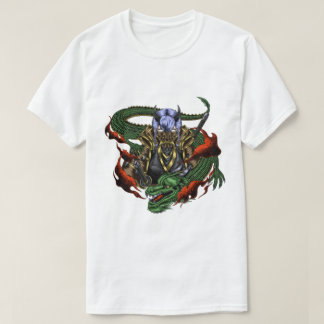 Dragon Samurai and Oni Mask T-Shirt