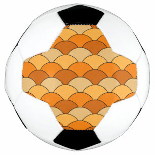 Dragon Scales, Fans, Waves, Seigaiha, Orange Football