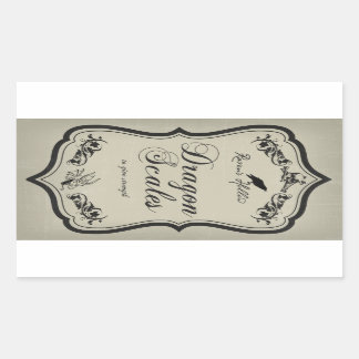 Dragon Scales Halloween Jar Sticker Label