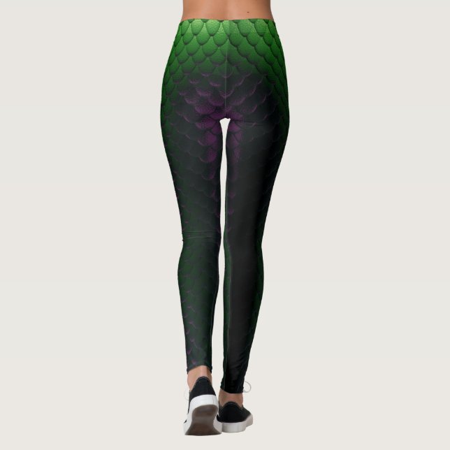 Dragon Scales Leggings (Back)