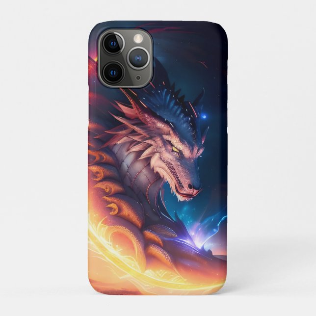 Dragon Scape Fire Night Case-Mate iPhone Case (Back)