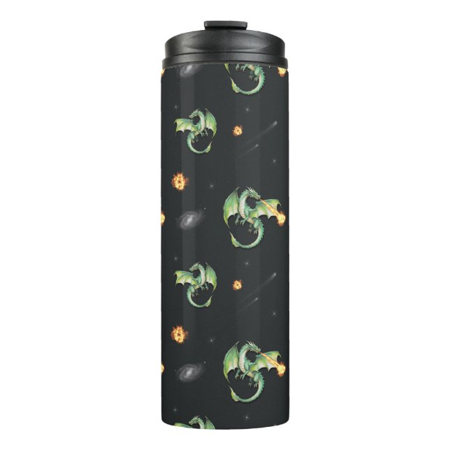 Dragon Seamless Pattern  Thermal Tumbler (Front)
