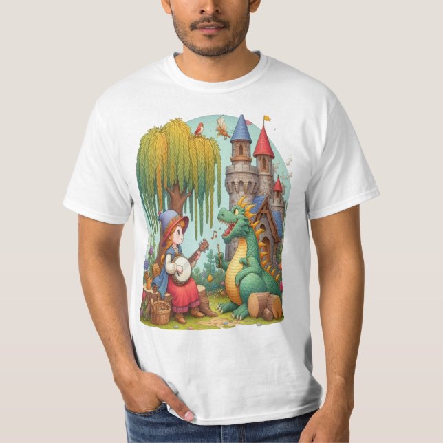 Dragon Serenade By A Mystical princess T-Shirt (Front)