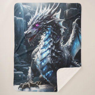 Dragon  sherpa blanket