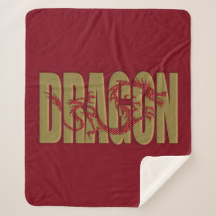 dragon sherpa blanket