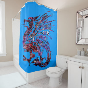 DRAGON SHOWER CURTAIN