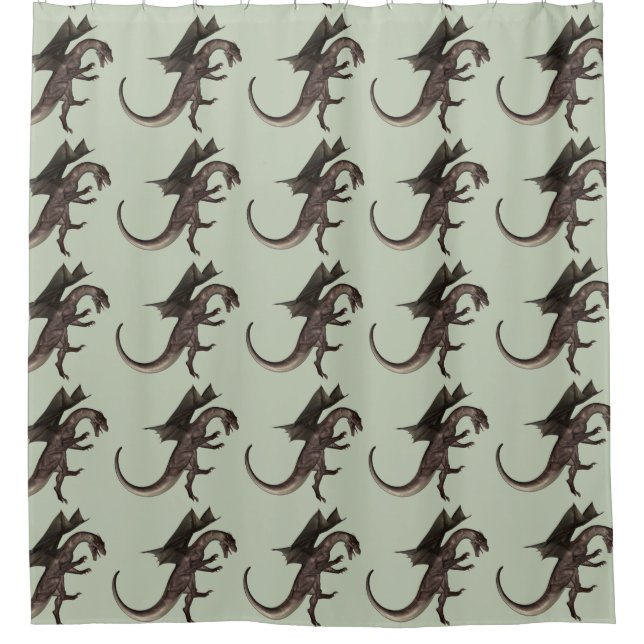 Dragon Shower Curtain (Front)