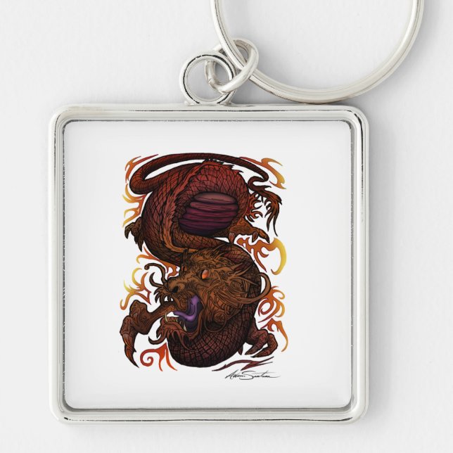 Dragon (Signature Design) Key Ring (Front)