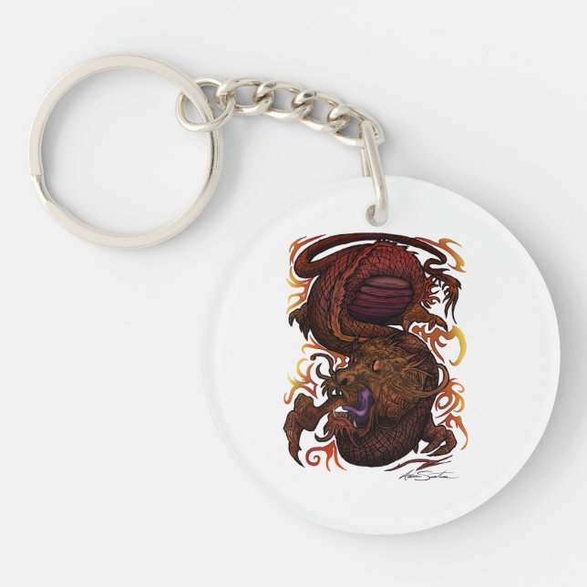 Dragon (Signature Design) Key Ring (Front)