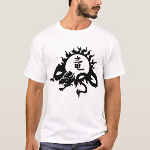 Dragon Silhoutte Men's Basic T-Shirt