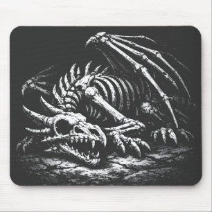 Dragon Skeleton — by BurnsInHell Mouse Mat