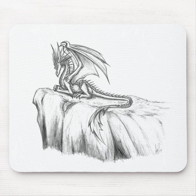 Dragon Sketch Mousepad (Front)