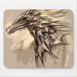 Dragon Sketch Mousepad