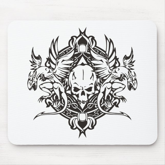 Dragon Skull Mouse Mat (Front)