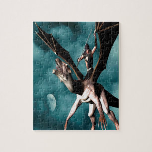 Dragon Sky Warrior Jigsaw Puzzle