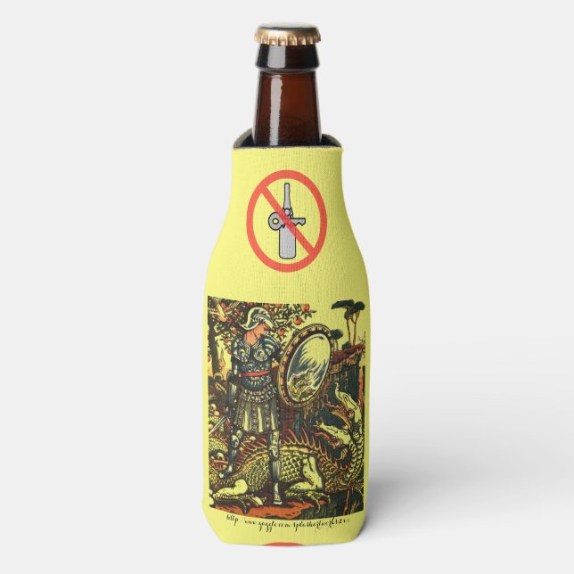 "Dragon Slayer" Bottle Cooler (Bottle Front)