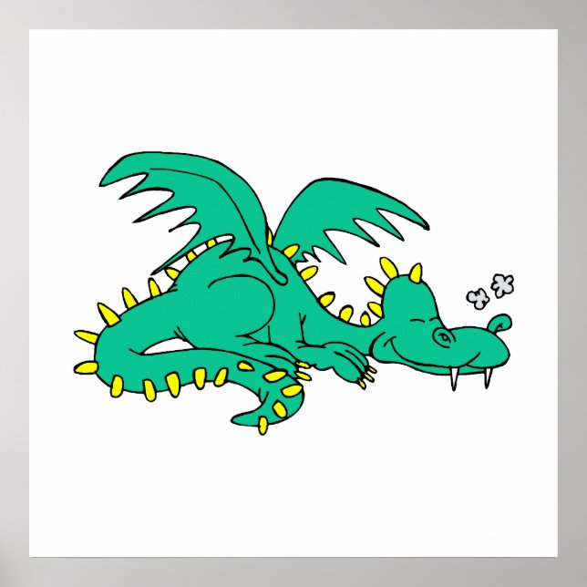 Dragon Sleeping Poster (Front)