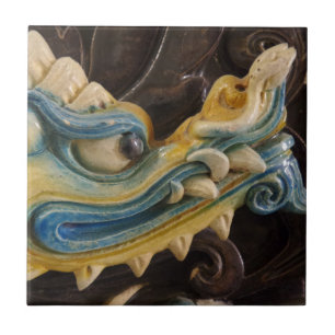 Dragon Small (4.25" x 4.25") Ceramic Photo Tile