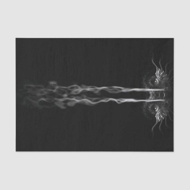 Dragon Smoke Black Tissue Paper (Front)