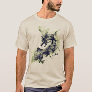 Dragon Smoke Green Fire T-Shirt