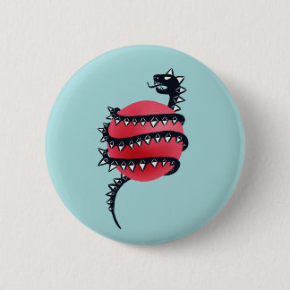 Dragon Snake Goth 6 Cm Round Badge