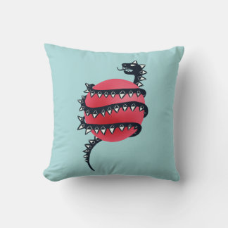 Dragon Snake Goth Cushion