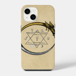 Dragon & Snake Ouroboros Alchemy iPhone 14 Case