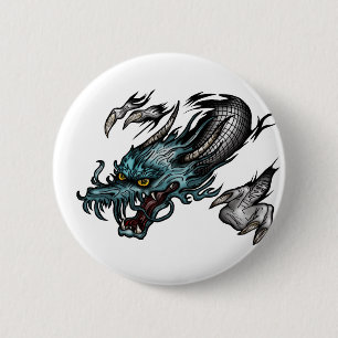 Dragon Soar 6 Cm Round Badge