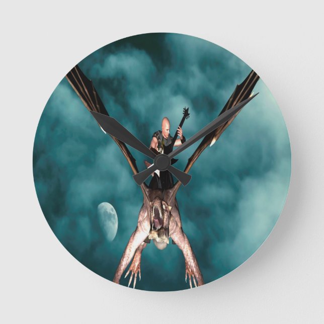 Dragon Song Round Clock (Front)