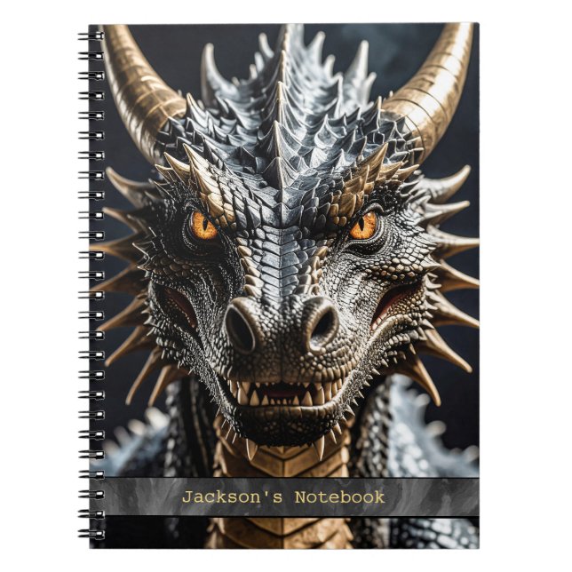 Dragon Spiral Photo Notebook (Front)