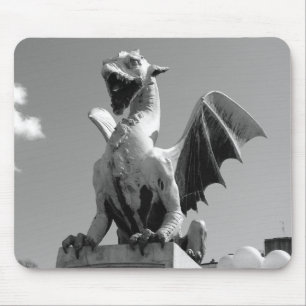 Dragon statue in Ljubljana Slovenia Mouse Mat