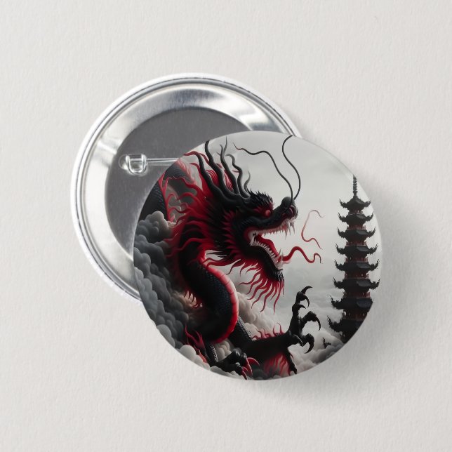 Dragon Storm Button (Front & Back)
