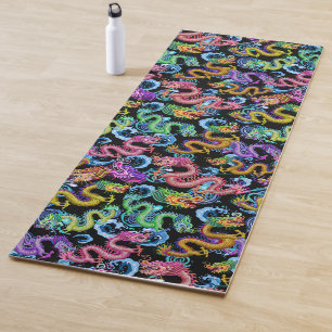Dragon Storm Colorful Yoga Mat